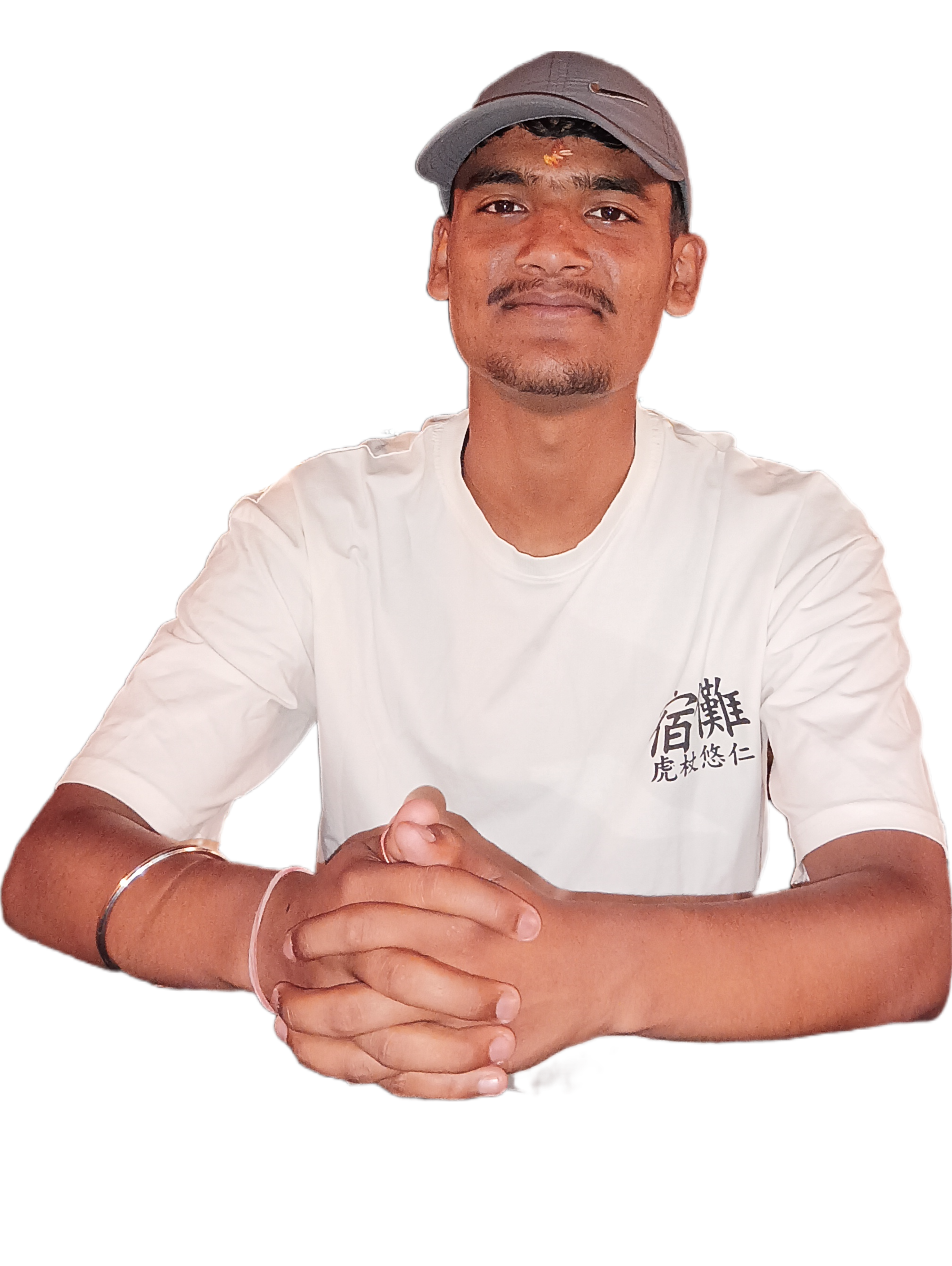 Cutout portrait of Jatin Mehra